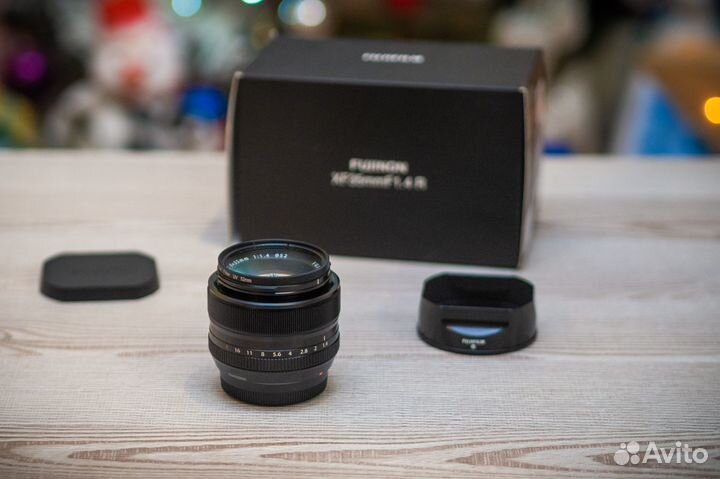 Объектив fujinon 35mm f1.4 +фильтр, чехол, допы