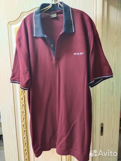 Два поло (polo) 4XL цвет синий и бардовый