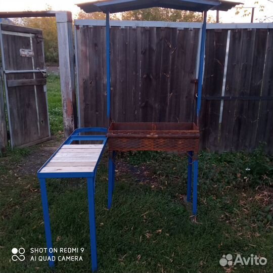 Беседка с мангалом