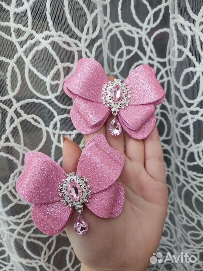 Заколки и бантики для свадьбы и сада