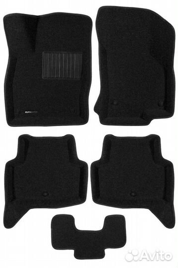 Текстильные коврики 3D борта Skoda Octavia A7/A8