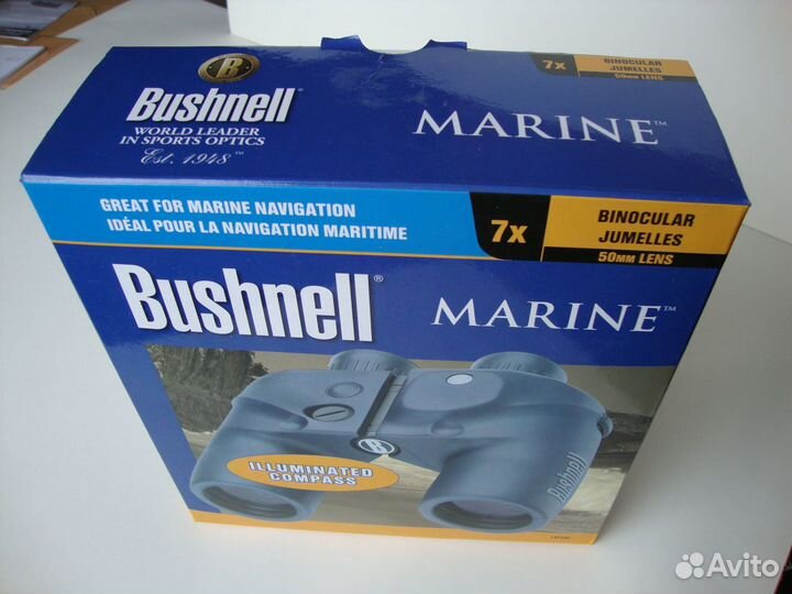 Бинокль Морской Bushnell marine 7x50 w/Compass