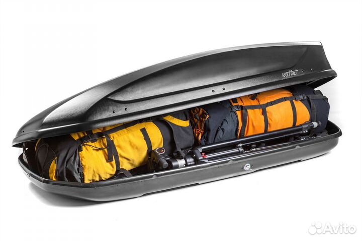 Автобокс на крышу Volkswagen Polo. Koffer