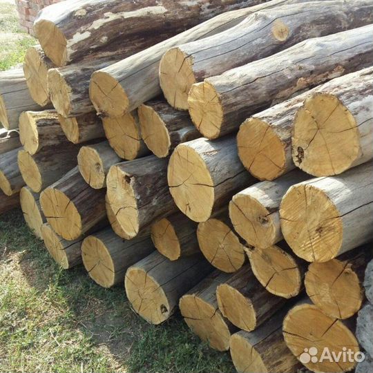 Столбы для забора деревянные