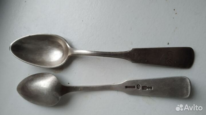 Чайные ложки серебро 84 пробы