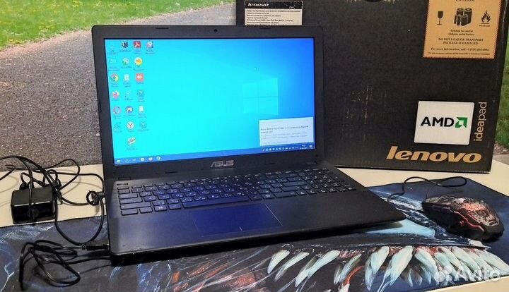 Ноутбук Asus X551M с ssd+hdd для дома,работы