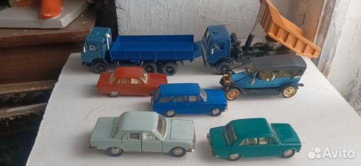 Коллекция масштабных моделей машинок СССР 1*43 80г