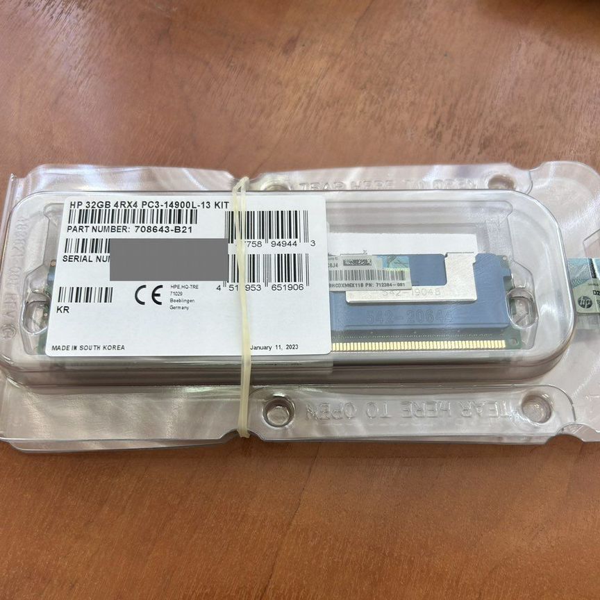 [708643-B21] Оперативная Память Hp 32gb712384-081