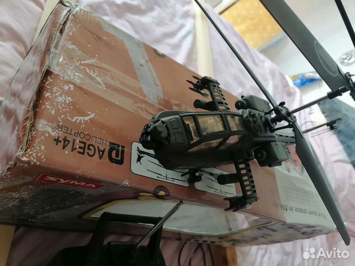 Вертолет Syma Apache AH-64 (S023G), 1:32, 40.6 см