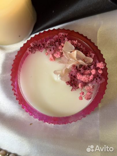 Ароматическая свеча ручной работы