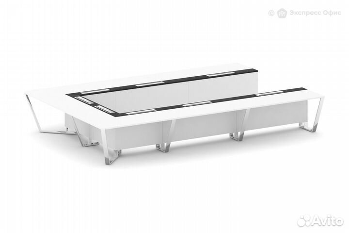 Стол для переговоров П-образный Steel Meet MM-PR.B.SP-15P