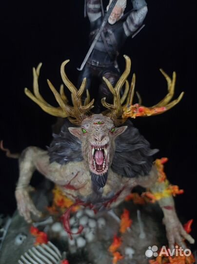 Диорама Геральт и Цири(Ведьмак)