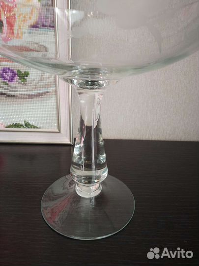 Ваза на высокой ножке СССР