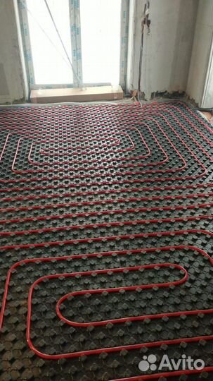 Монтаж отопления, теплые полы, водоснабжение