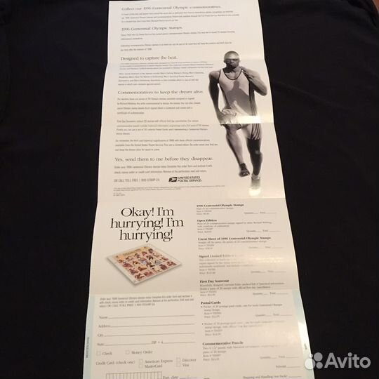 Марки ои в Атланте 1996 год. Полный набор