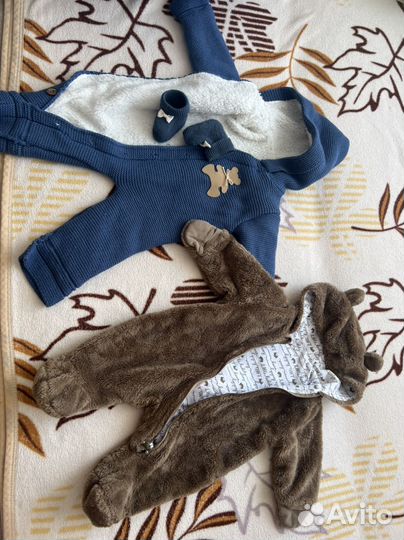 3 теплых комбинезона на малыша