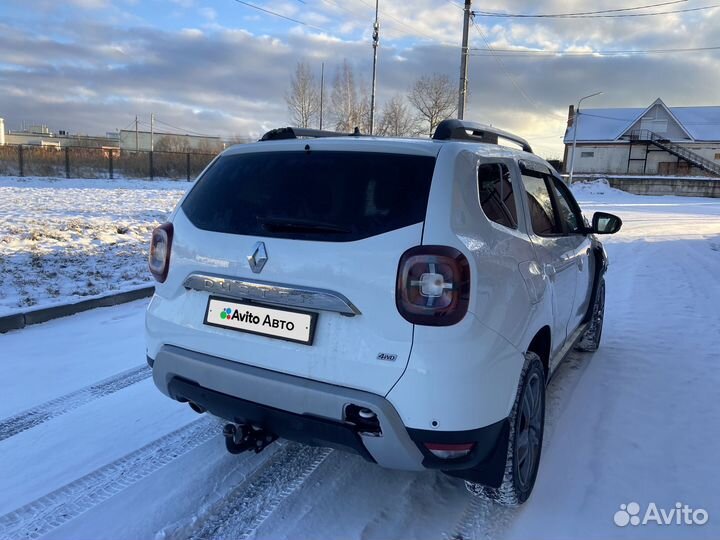 Renault Duster 1.3 МТ, 2021, битый, 105 000 км
