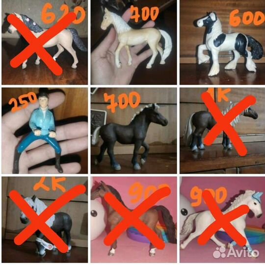 Фигурки лошадей шляйх schleich животные игрушки