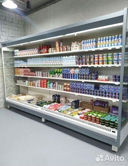 Холодильная горка Витрина холодильник. бу 4 м