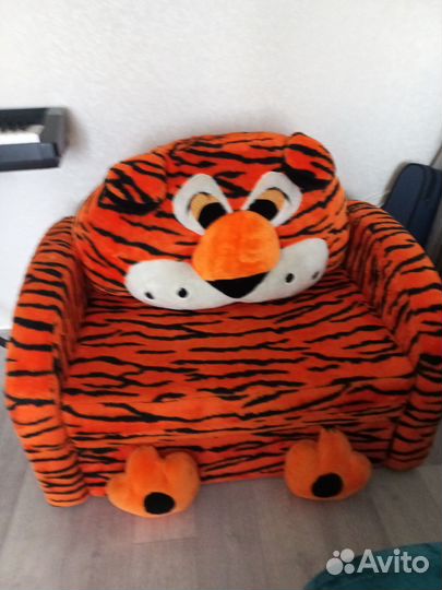 Детское раскладное кресло Тигр