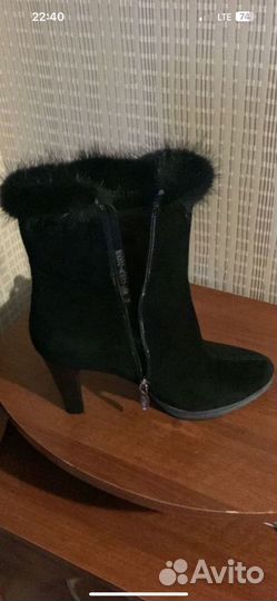 Сапоги женские натуральная кожа зима