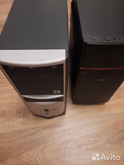 Корпуса от компьютеров отдам с деталями