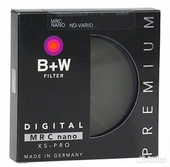 Фильтр B+W 37mm -82mm ND 2-400