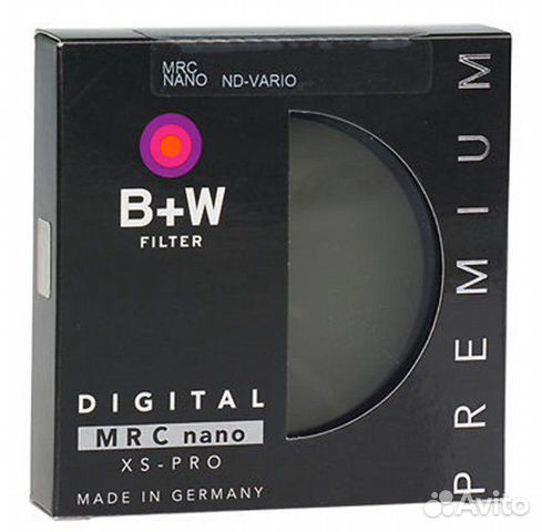 Фильтр B+W 37mm -82mm ND 2-400