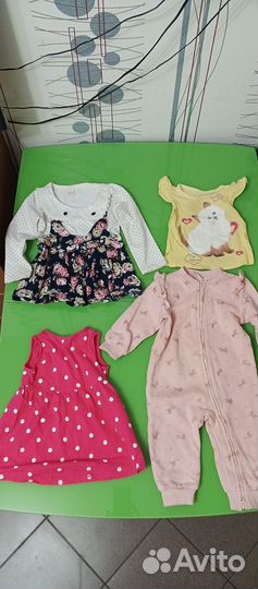 Вещи пакетом для девочки 68-74