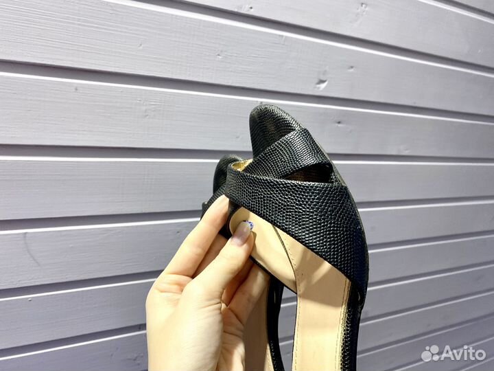 Босоножки женские 38 размер на каблуке черные