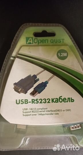 Кабель переходник USB rs232 com port