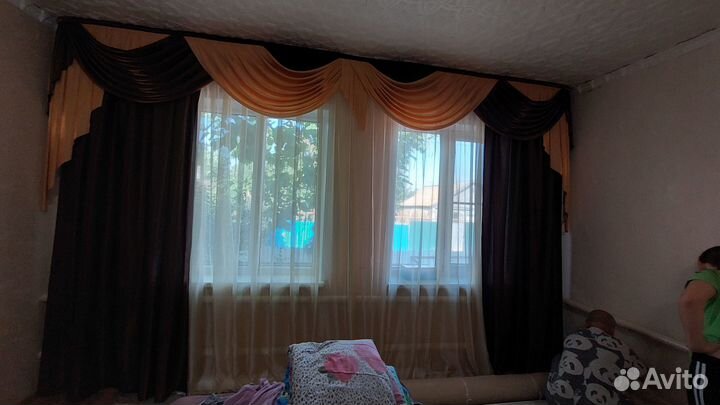 Занавески и портьерные шторы с ламбрикеном