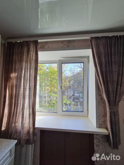 Шторы на кухню короткие