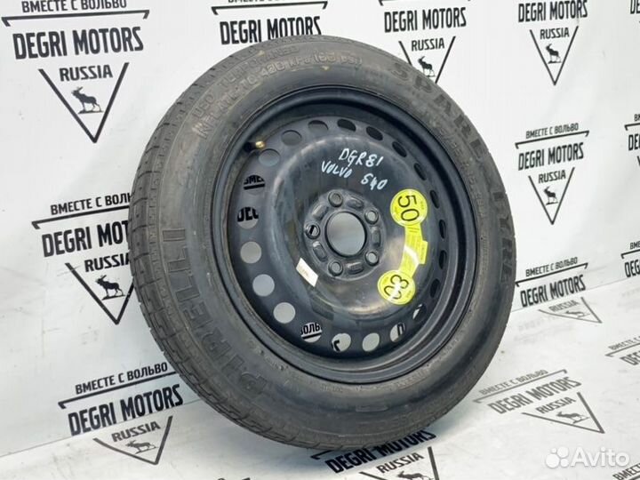 Запасное колесо 125/85 R16 Volvo S40 V50 C30 V40