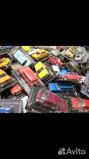 Модели легковых машин в масштабе 1 43