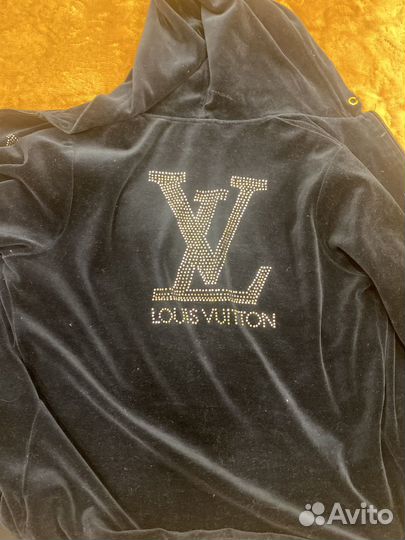 Велюровая кофта louis Vuitton