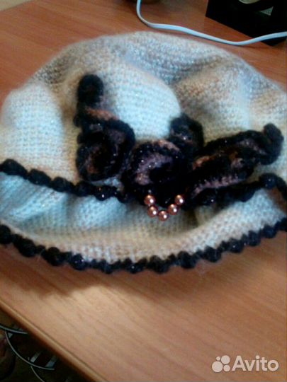Вязаный берет