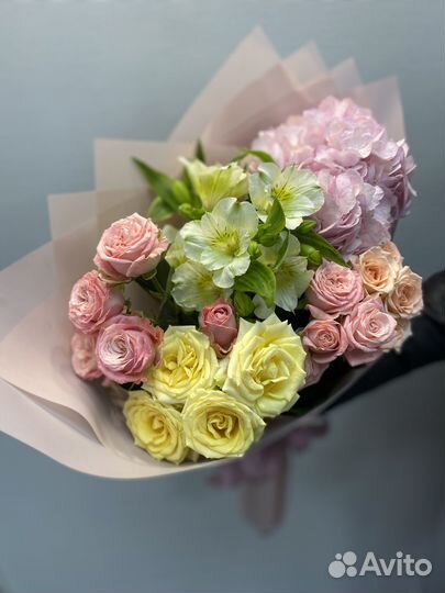 Цветы/доставка/букеты/букет из хризантем/букет роз