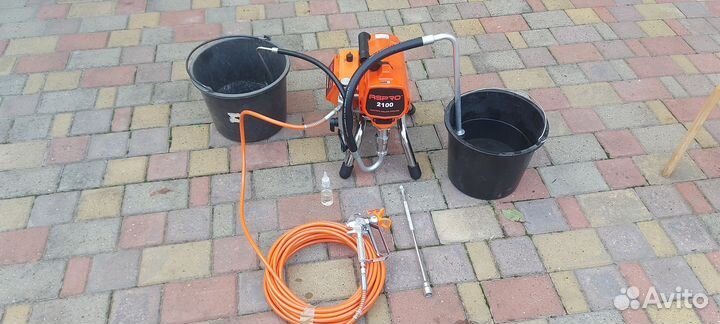 Безвоздушный окрасочный аппарат aspro в аренду