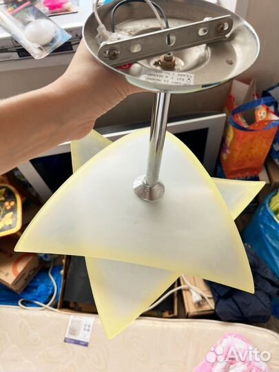 Люстра потолочная подвесная бу