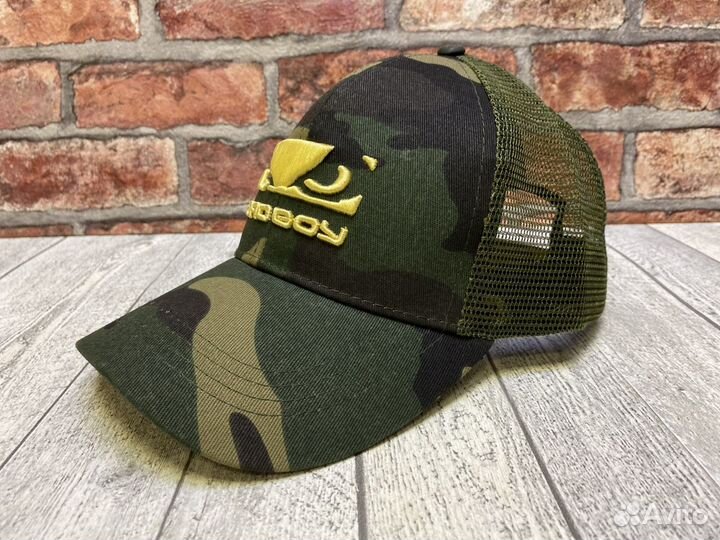 Бейсболка Bad Boy 3D Logo зел. камуфляж