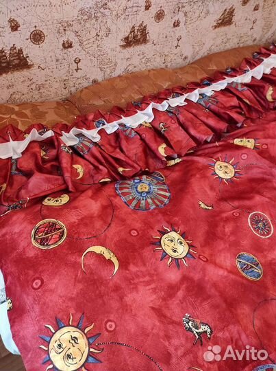 Комплект штор и покрывало для детской