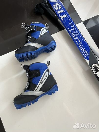 Лыжи беговые с ботинками