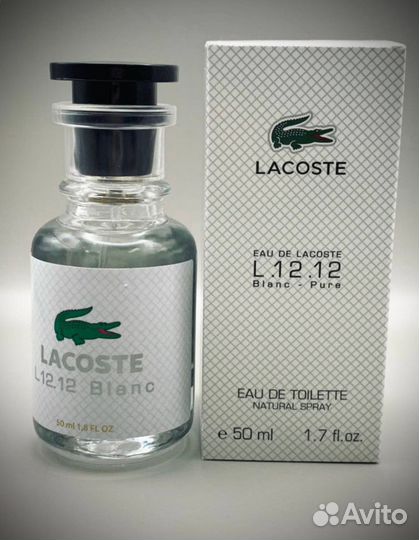 Духи Lacoste 12.12 blanc pure 50мl
