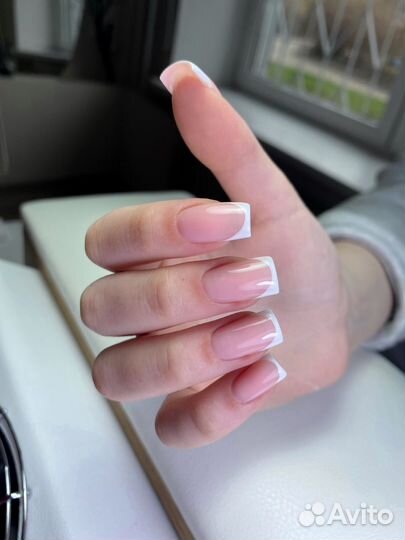 Маникюр с покрытием гель лак моделирование ногтей