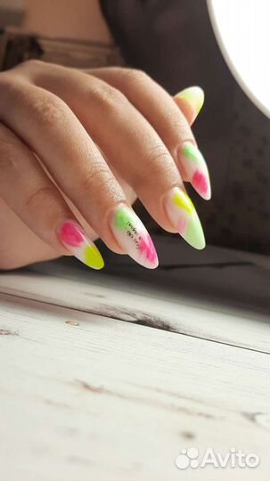 Наращивание ногтей, маникюр, полигель