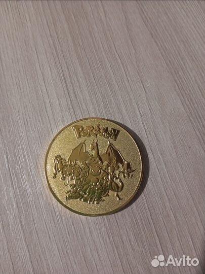 Коллекционная монета Покемон