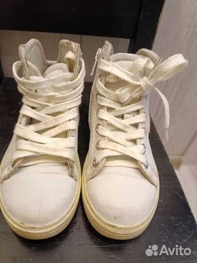 Кросовки кожаные ecco