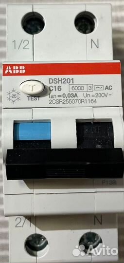 Автоматический выключатель abb DSH201