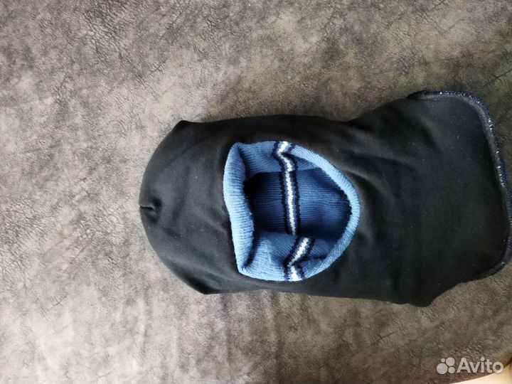 Шапка шлем для мальчика зима